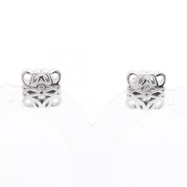LOEWE anagram Pierced earrings Silver925 NEW