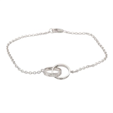CARTIER Baby Love Bracelet B6091200 18KWG White Gold Used Unisex