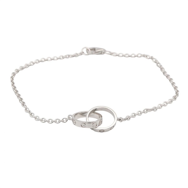 CARTIER Baby Love Bracelet B6091200 18KWG White Gold Used Unisex