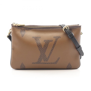 LOUIS VUITTON Pochette Double Zip Shoulder Crossbody Bag M69203 Monogram Giant