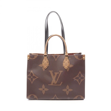 LOUIS VUITTON On the Go MM shoulder hand Bag M45321 Monogram Giant Reverse used