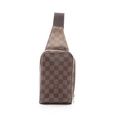 LOUIS VUITTON geronimos Waist bum belt bag N51994 Damier Brown Ebene Used unisex