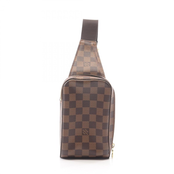 LOUIS VUITTON geronimos Waist bum belt bag N51994 Damier Brown Ebene Used unisex