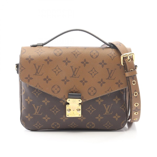 LOUIS VUITTON Pochette Metis MM Shoulder Handbag M44876 Monogram Reverse used LV
