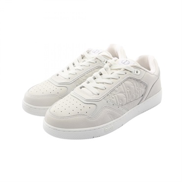 Christian Dior B27 Uptown Low Top Sneakers Shoes #40 leather White Preowned