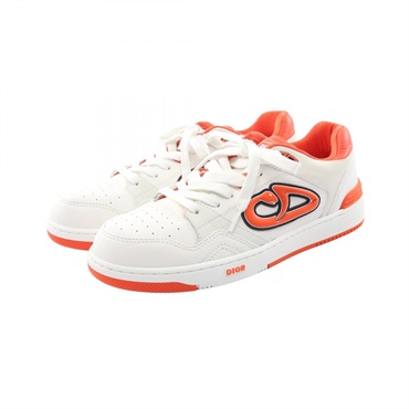 Christian Dior KAWS B57 Low-Top Sneakers #41 leather rubber White Orange