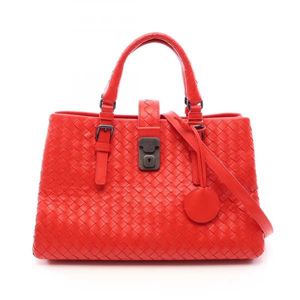 BOTTEGA VENETA Intrecciato Small Roma shoulder crossbody Handbag 337303 leather