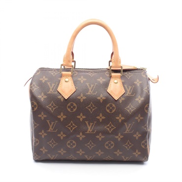 LOUIS VUITTON Speedy 25 Handbag M41109 Monogram canvas leather Brown Used Women