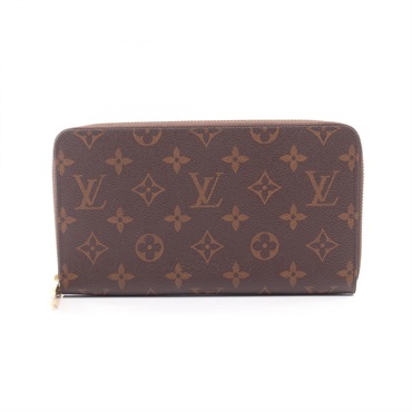LOUIS VUITTON Zippy Organizer Long wallet M62581 Monogram canvas Brown Used LV