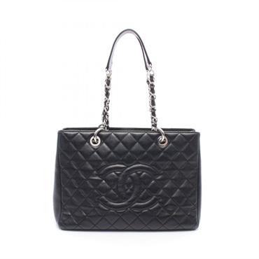 CHANEL Matelasse Grand Shopping GST Tote chain shoulder Bag A50995 leather SHW