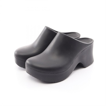 LOEWE Terraform Clogs Sandals #37 shoes EVA Black Used Women