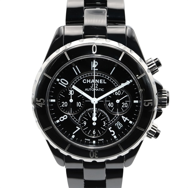 CHANEL J12 Chronograph Wrist Watch H0940 Automatic winding ceramic Used mens CC