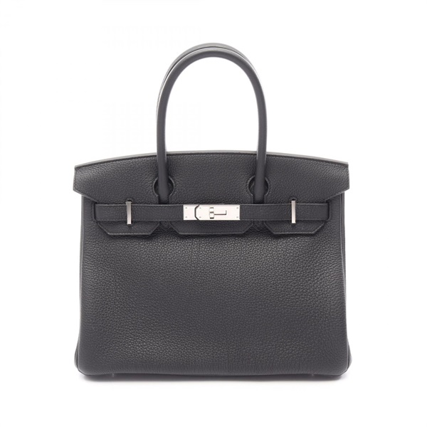 HERMES Birkin 30 Handbag 030520CK Togo leather Black SHW Preowned K