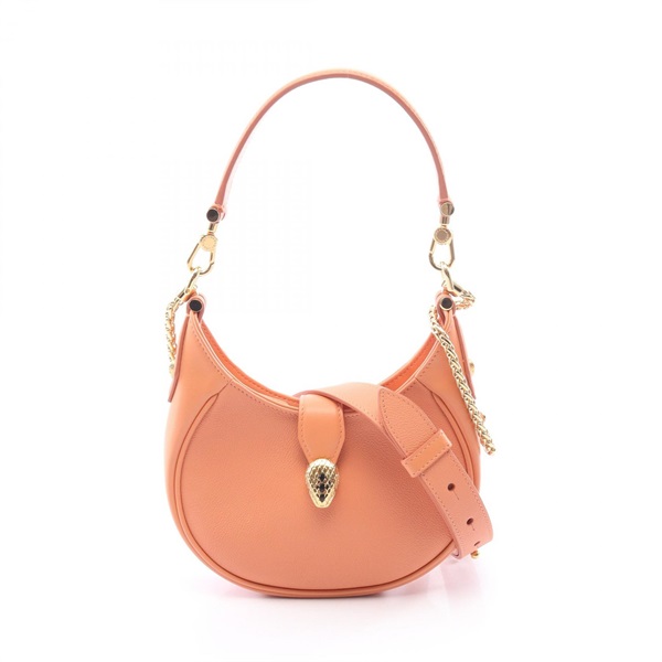 BVLGARI Serpenti Ellipse Small Crossbody Shoulder Handbag 292051 leather Used