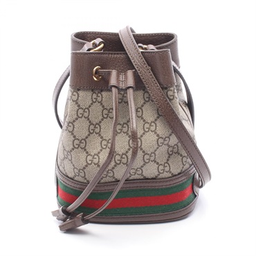GUCCI Ophidia mini bucket GG Supreme Shoulder crossbody Bag 55062096I3B8745