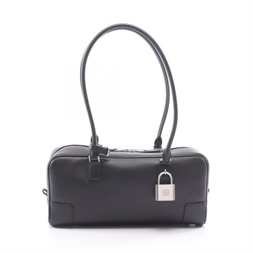 LOEWE Amazona 31 Cropped Shoulder hand Bag A039N31X011100 leather Black Women