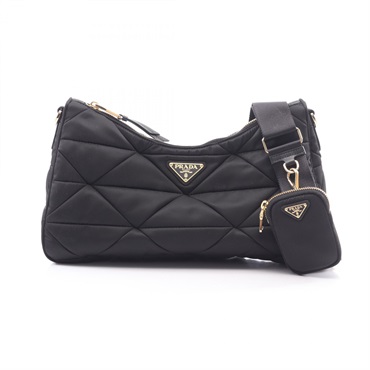 PRADA Re-Nylon TESSUTO QUILTING Shoulder crossbody Bag 1BC232RDJNF0632 Black
