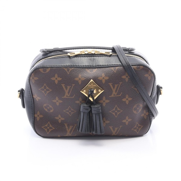 LOUIS VUITTON Saintonge Crossbody Shoulder Bag M43555 Monogram canvas Black Used