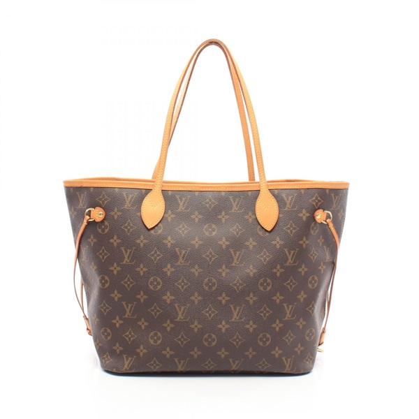LOUIS VUITTON Neverfull MM Shoulder Tote Bag M40156 Monogram canvas leather Used
