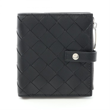 BOTTEGA VENETA Intrecciato Bi-fold compact purse wallet 600270V3UH28803 leather