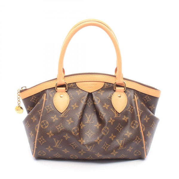 LOUIS VUITTON Tivoli PM Handbag M40143 Monogram leather Brown Used Women