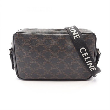 CELINE Triomphe Medium Messenger Shoulder Crossbody Bag 197202DND.38OS canvas