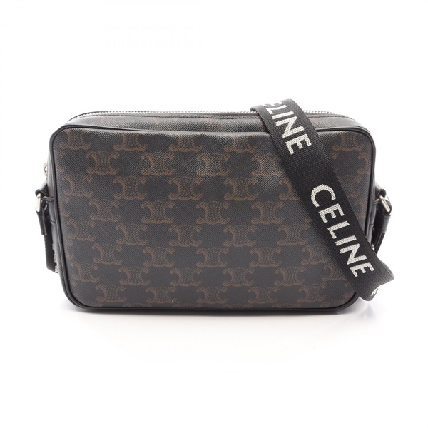 CELINE Triomphe Medium Messenger Shoulder Crossbody Bag 197202DND.38OS canvas