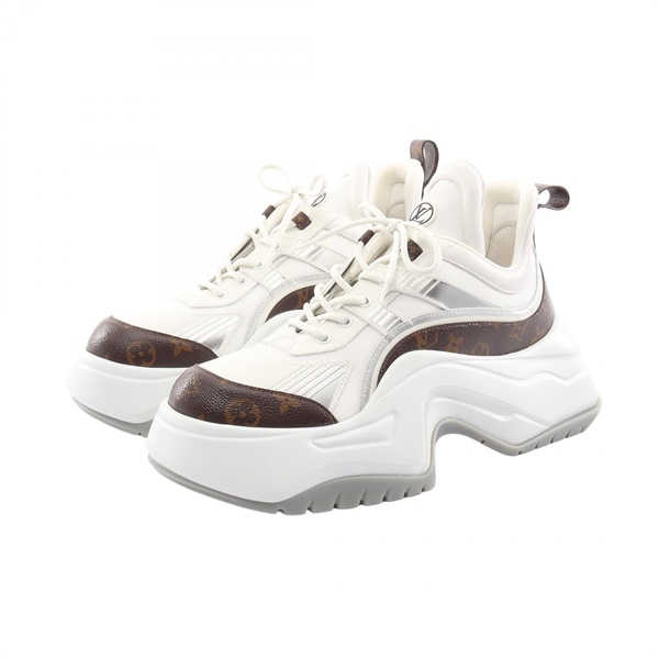 LOUIS VUITTON LV Arclight 2.0 Line Monogram sneakers shoes #10 leather canvas