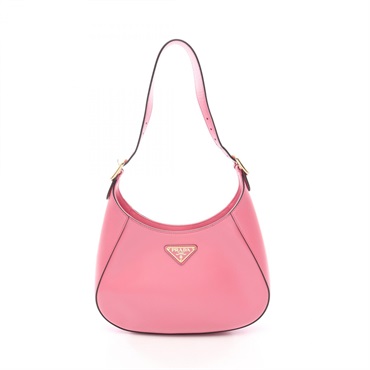 PRADA Creo Shoulder Bag leather Pink Used Women
