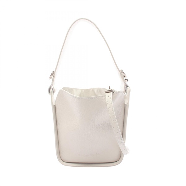 BALENCIAGA Tool 2.0 North-South XS Shoulder Handbag 684623 leather White Used
