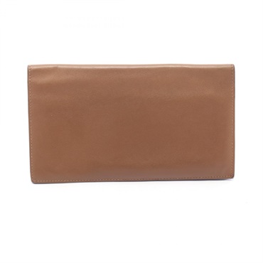 HERMES MC2 Fleming Bifold purse wallet leather Brown Used Women Q