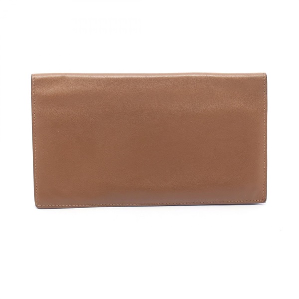 HERMES MC2 Fleming Bifold purse wallet leather Brown Used Women Q