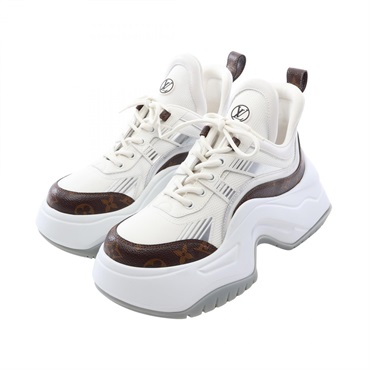 LOUIS VUITTON LV Arclight 2.0 Line Monogram Sneakers #38 1/2 canvas leather