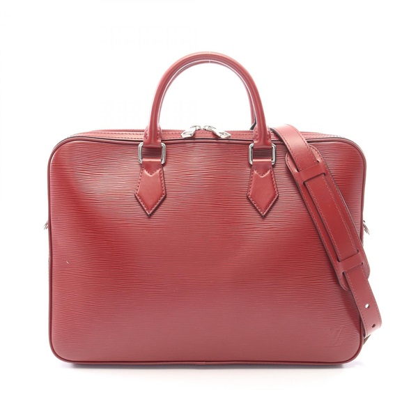 LOUIS VUITTON Dandy MM Briefcase Shoulder Business Bag Epi leather Bordeaux Used