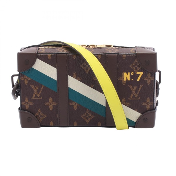 LOUIS VUITTON Soft Trunk N°7 Wallet Crossbody Bag M81246 Monogram canvas Used LV