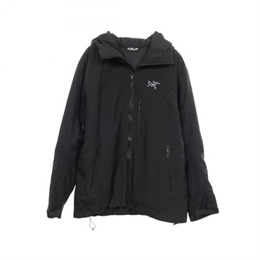 ARC'TERYX Beta Insulated Jacket Mountain Hoodie X000007341 Nylon Black Used #XL