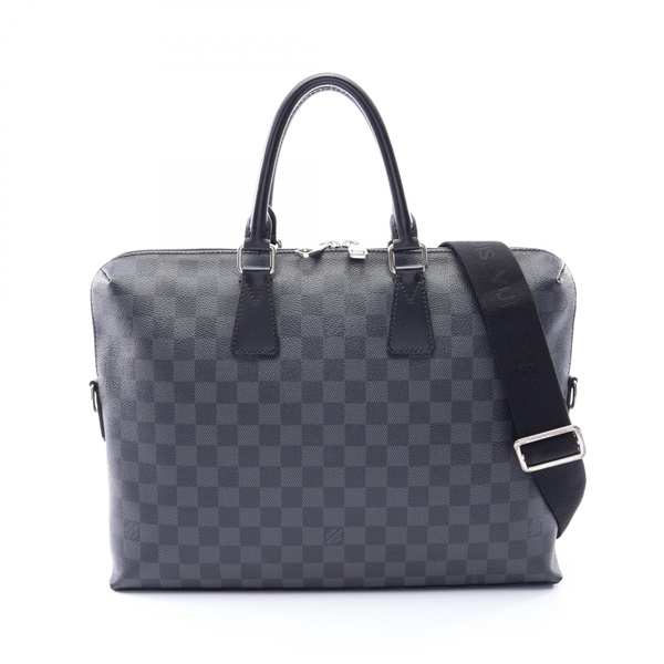 LOUIS VUITTON PDJ Porte Document Jour crossbody Briefcase N48224 Damier graphite