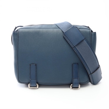 LOEWE Military Messenger XS Shoulder Bag 317.12AA72 leather Green Used Women