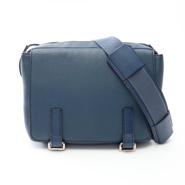 LOEWE Military Messenger XS Shoulder Bag 317.12AA72 leather Green Used Women