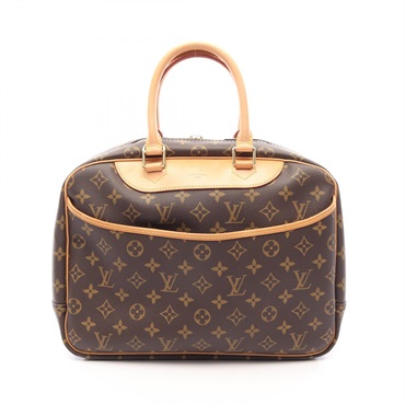 LOUIS VUITTON Deauville Bowling Vanity Handbag M47270 Monogram canvas Used LV