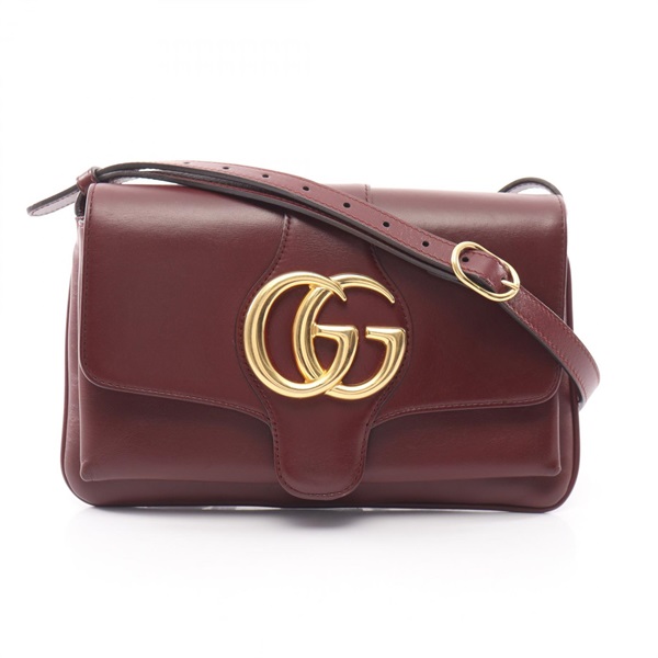 GUCCI Ally Small GG Marmont Shoulder Crossbody Bag 550129 leather Bordeaux Used