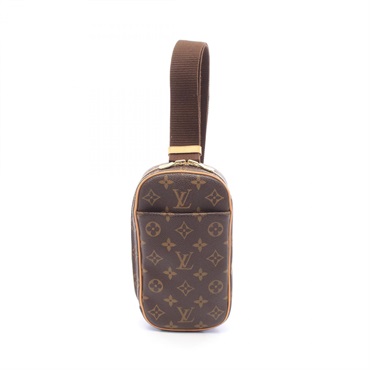 LOUIS VUITTON Pochette Gange Waist bum belt bag M51870 Monogram leather Brown LV