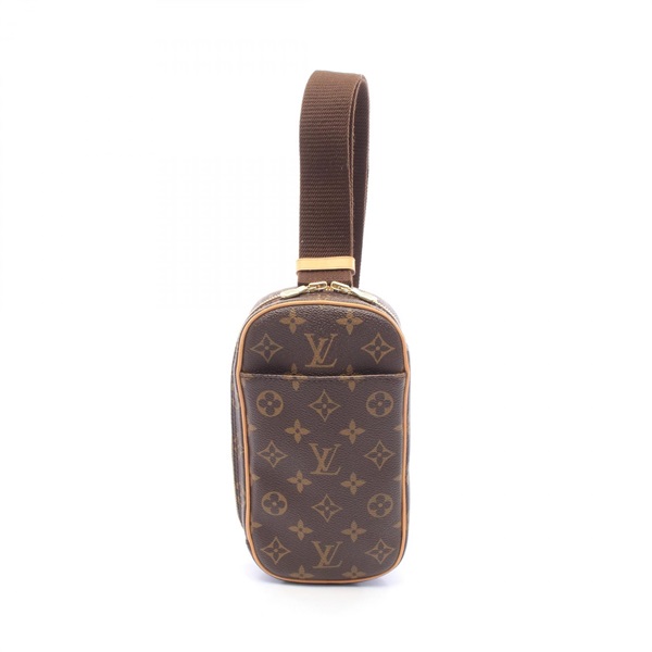 LOUIS VUITTON Pochette Gange Waist bum belt bag M51870 Monogram leather Brown LV