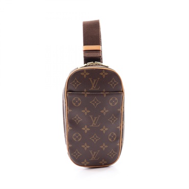 LOUIS VUITTON Pochette Gange Waist bum belt bag M51870 Monogram leather Brown LV