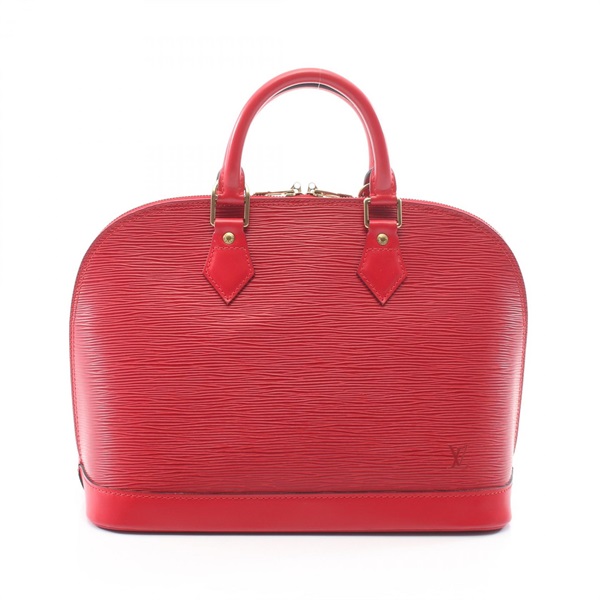 LOUIS VUITTON Alma Handbag M52147 Epi leather Castilian red Used Women LV