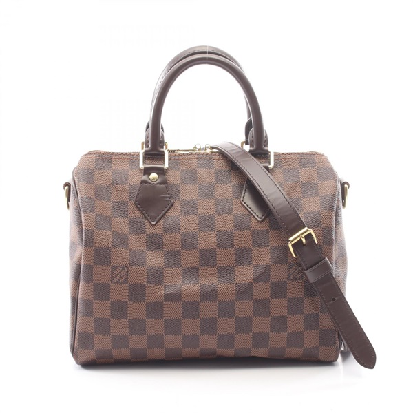 LOUIS VUITTON Speedy Bandouliere 25 crossbody Handbag N41181 Damier leather LV