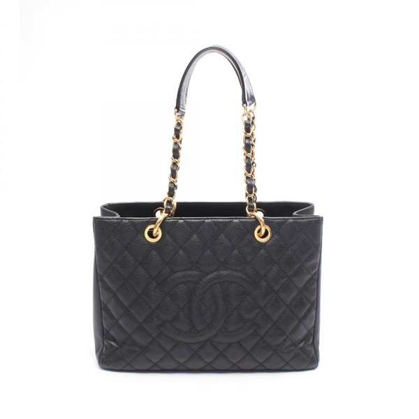 CHANEL Matelasse Grand Shopping GST Tote chain shoulder Bag A50995 leather GHW