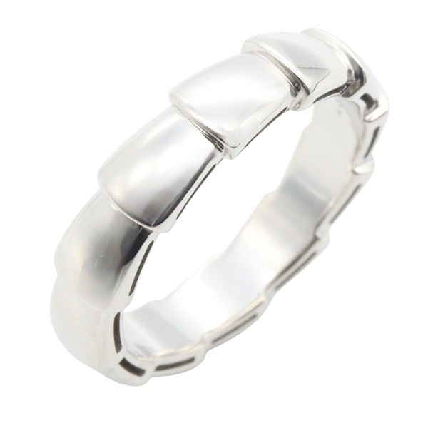 BVLGARI Serpenti Viper Ring 18KWG White Gold Used unisex US size 8 #58