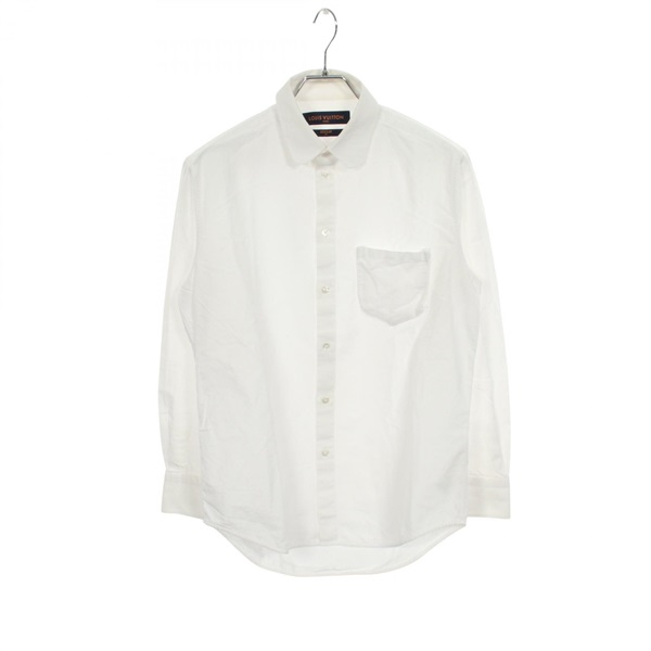 LOUIS VUITTON STAPLES EDITION Shirt RM201Q DLX HIS55W cotton White Used size S