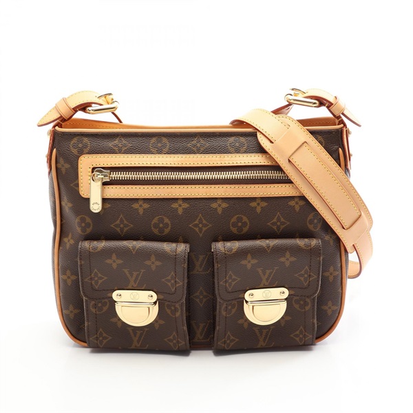 LOUIS VUITTON Hudson GM Shoulder crossbody Bag M40045 Monogram canvas leather LV